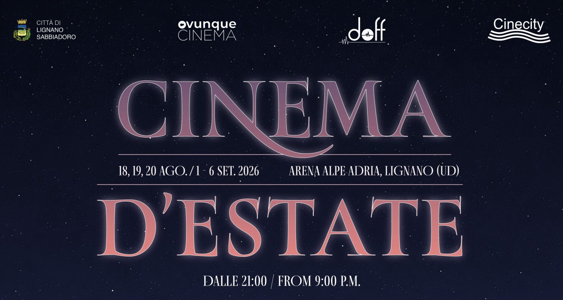 cinema d'estate all'aperto
